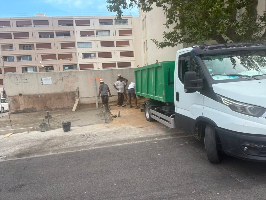 Benne chantier