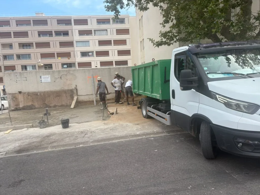 Benne chantier